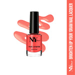 Brighten up your 'gram Nail Lacquer Neon Coral 8-1