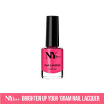 Brighten up your 'gram Nail Lacquer Neon Pink 1-4