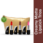 Chic Creamy Matte Lipstick Combo Trio 1 - Rave-1