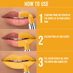 Lipstick  Creamy Matte  Yellow - Sexy Taxi 26-4