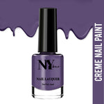 Nail Enamel , Creme, Gray - Milk with Crushed Blueberry 15-1