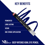 Deep Intense Kohl Eye Pencil, Blue - Long Eye-Land-2