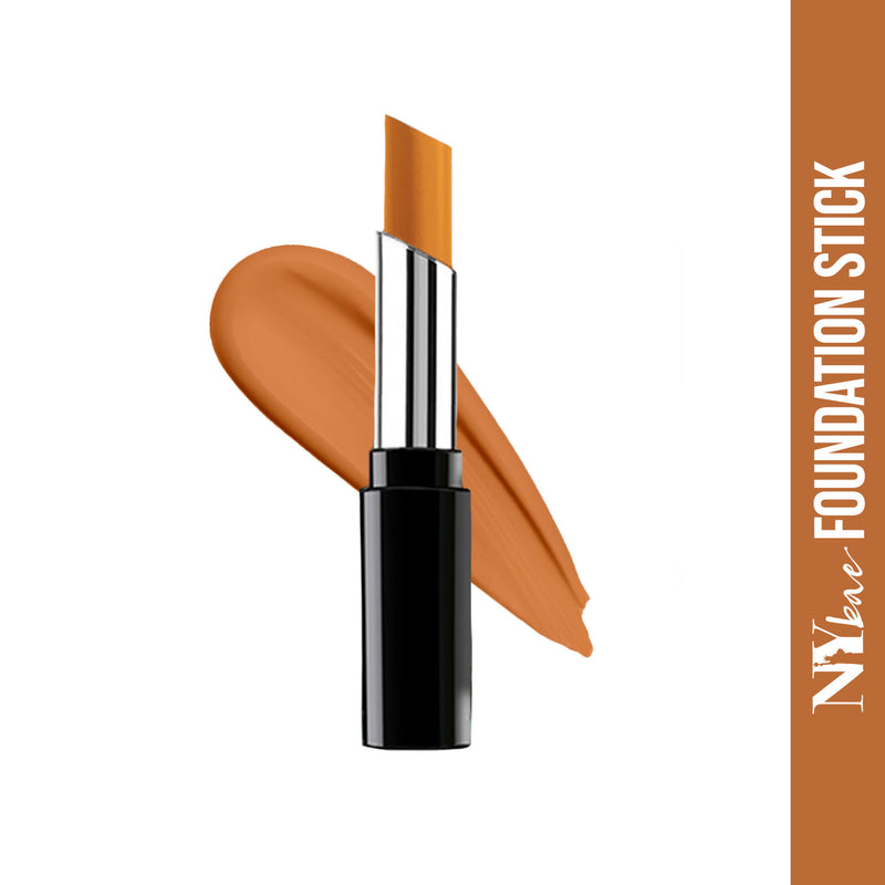 Almond Oil Infused Foundation Concealer Contour Color Corrector Stick, For Dark Skin, Runway Range - Backstage Vibe in Warm Tan 12-1
