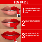 Lipstick, Creamy Matte, Red - Built For Wall Street 17-4
