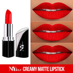 Lipstick, Creamy Matte, Red - Built For Wall Street 17-2