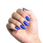 Nail Enamel , Matte, Blue - Pizza with Eggplant Topping 11-2