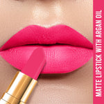 Argan Oil Infused Matte Lipstick, Runway Range, Pink - Highlights 3 (4.5 g)-1