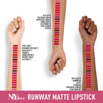 Argan Oil Infused Matte Lipstick, Runway Range, Pink - First Look 1 (4.5 g)-5