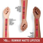 Argan Oil Infused Matte Lipstick, Runway Range, Red - Designer Spotlight 2 (4.5 g)-6