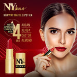 Argan Oil Infused Matte Lipstick, Runway Range, Red - Designer Spotlight 2 (4.5 g)-9