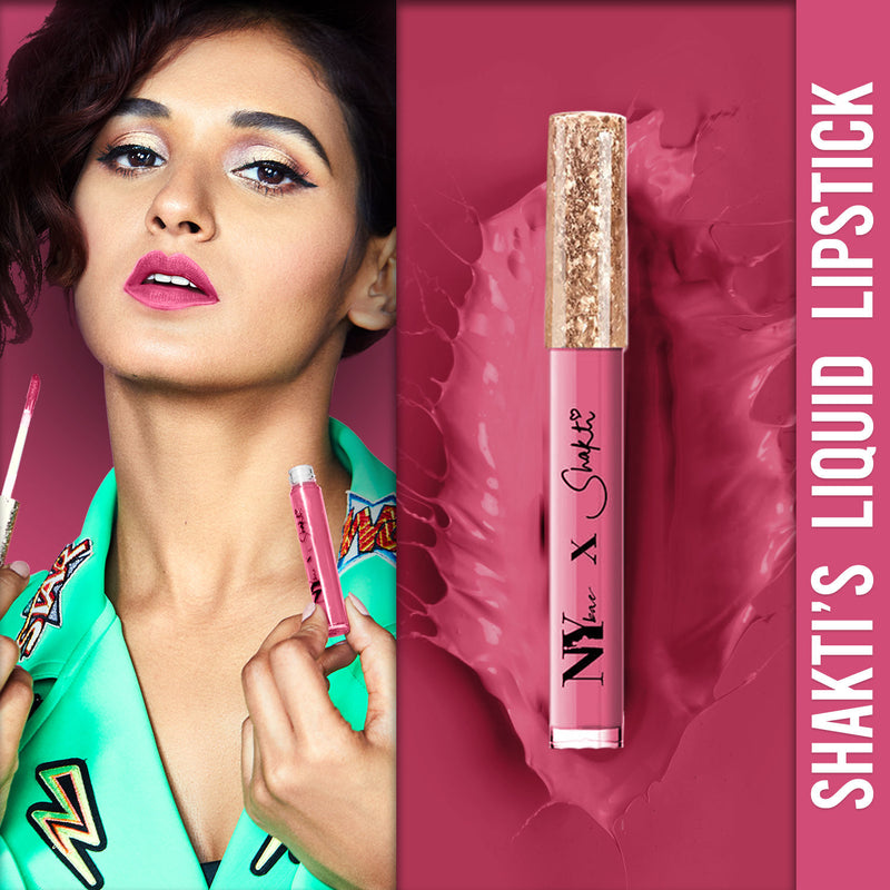 Shakti By NY Bae Liquid Lipstick Pink - Moody Moonwalk 6 (2.7 ml)-1