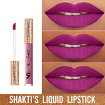 Shakti By NY Bae Liquid Lipstick Purple - Peppy Popping 11 (2.7 ml)-2