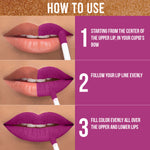 Shakti By NY Bae Liquid Lipstick Purple - Peppy Popping 11 (2.7 ml)-4