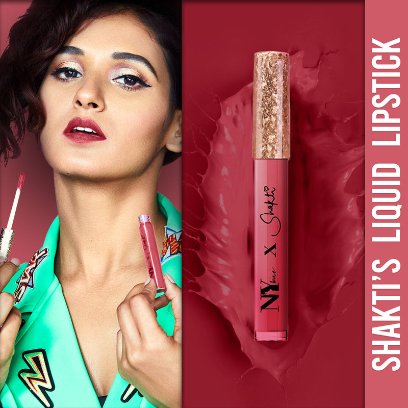 Shakti By NY Bae Liquid Lipstick Red - Classy Contemporary 14 (2.7 ml)-1