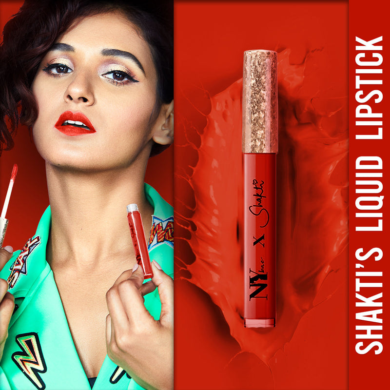 Shakti By NY Bae Liquid Lipstick Red - Feral Flamenco 5 (2.7 ml)-1