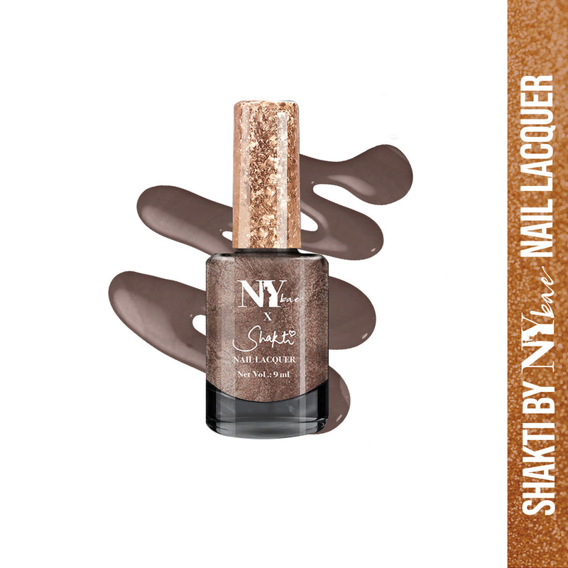 Shakti By NY Bae Nail Lacquer Metallic Effect Nude Madison Square Street Dance 4 (9ml)-1